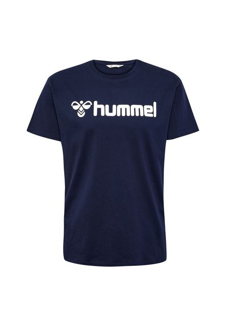 hummel T-Shirt T-Shirt Regular Fit Stretch Rundhalsausschnitt Logo 7928 in günstig online kaufen