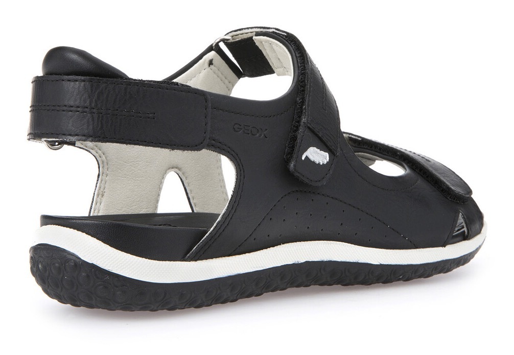 Geox Sandale "D SANDAL VEGA", Sommerschuh, Sandalette, Klettschuh, mit Lede günstig online kaufen