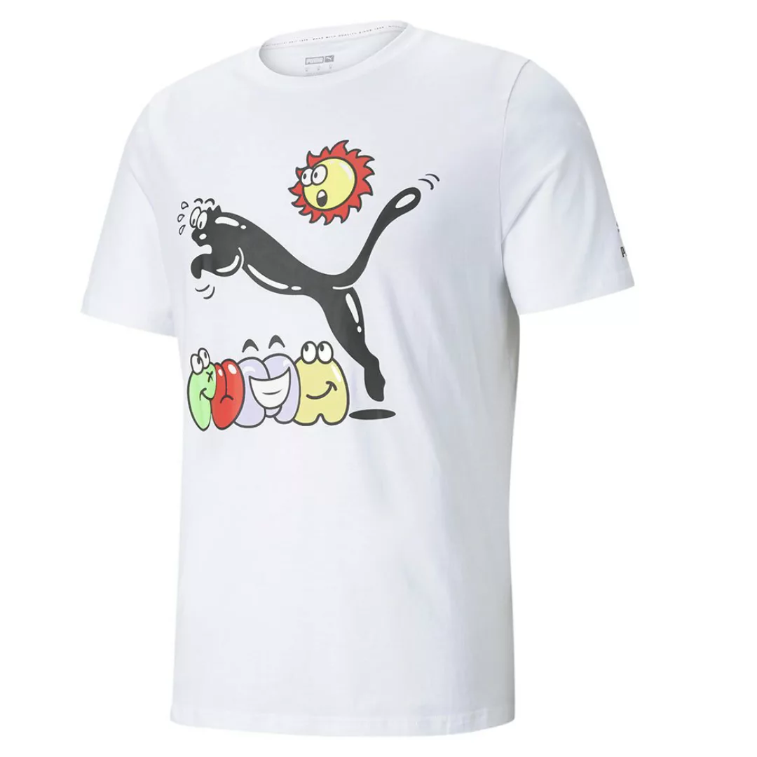 Puma Select Graphic Summer Streetwear Kurzärmeliges T-shirt M Puma White günstig online kaufen