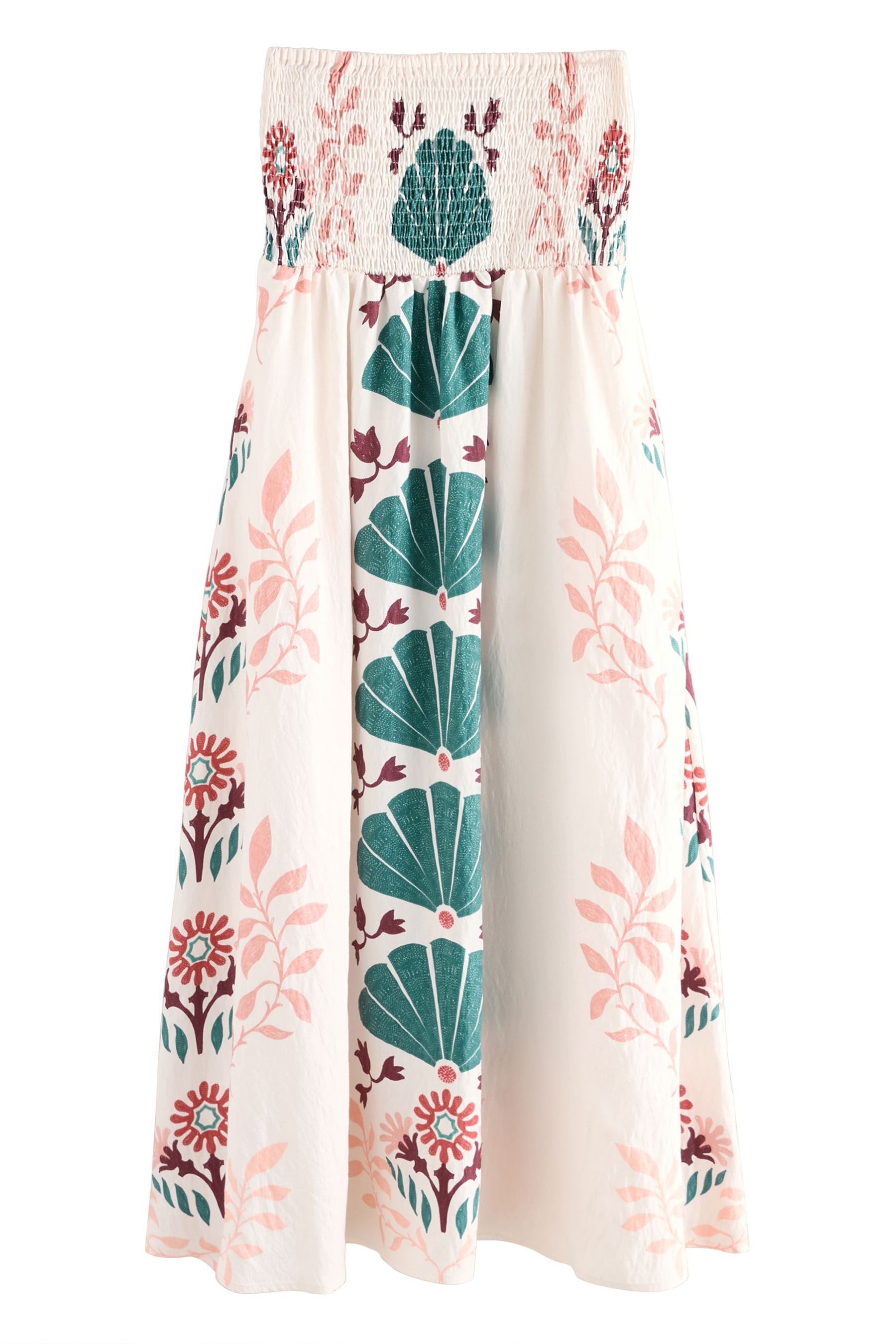 Next Bandeaukleid Midikleid mit Bandeau-Ausschnitt (1-tlg) günstig online kaufen