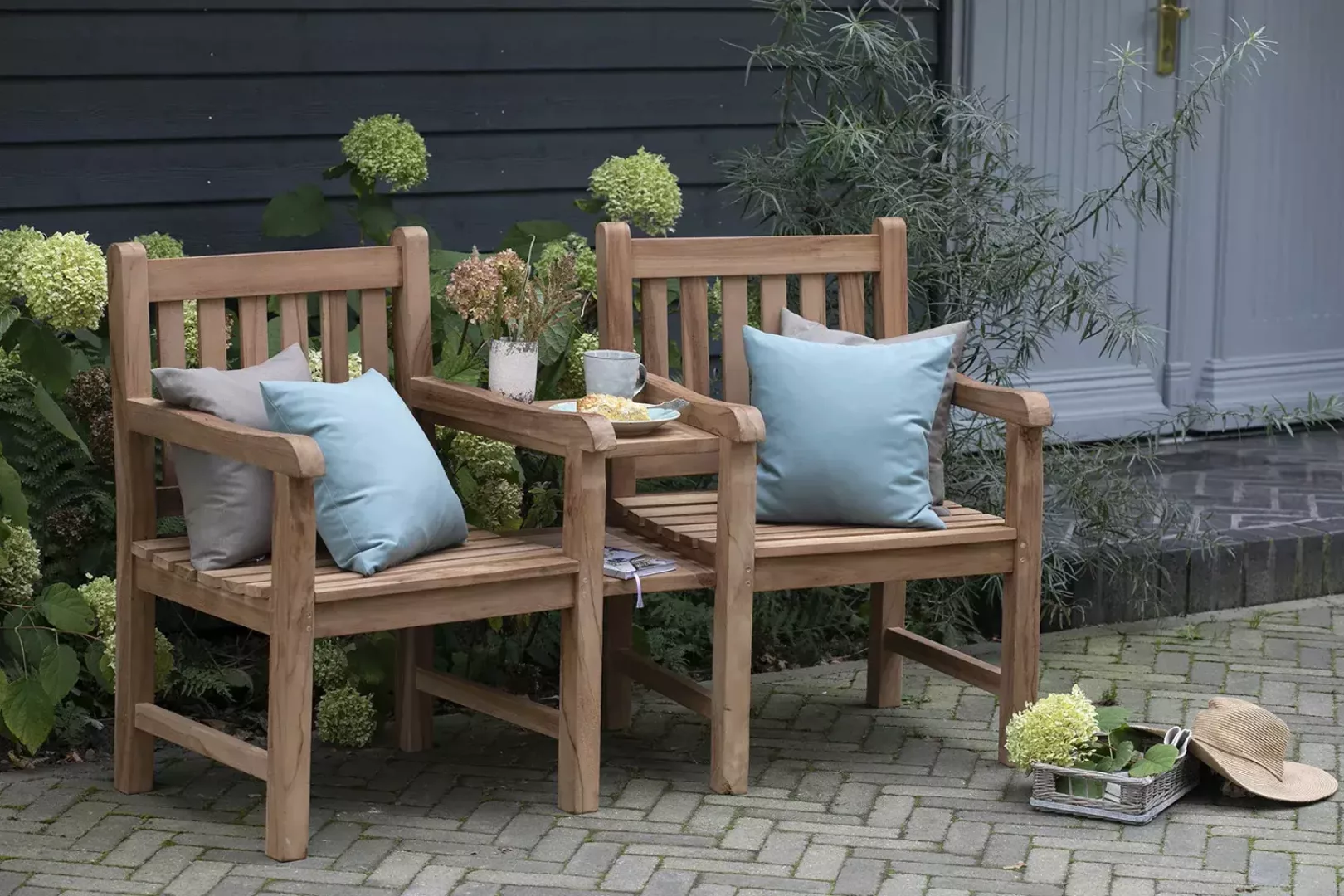 Gartenbank Feierabend Teak günstig online kaufen