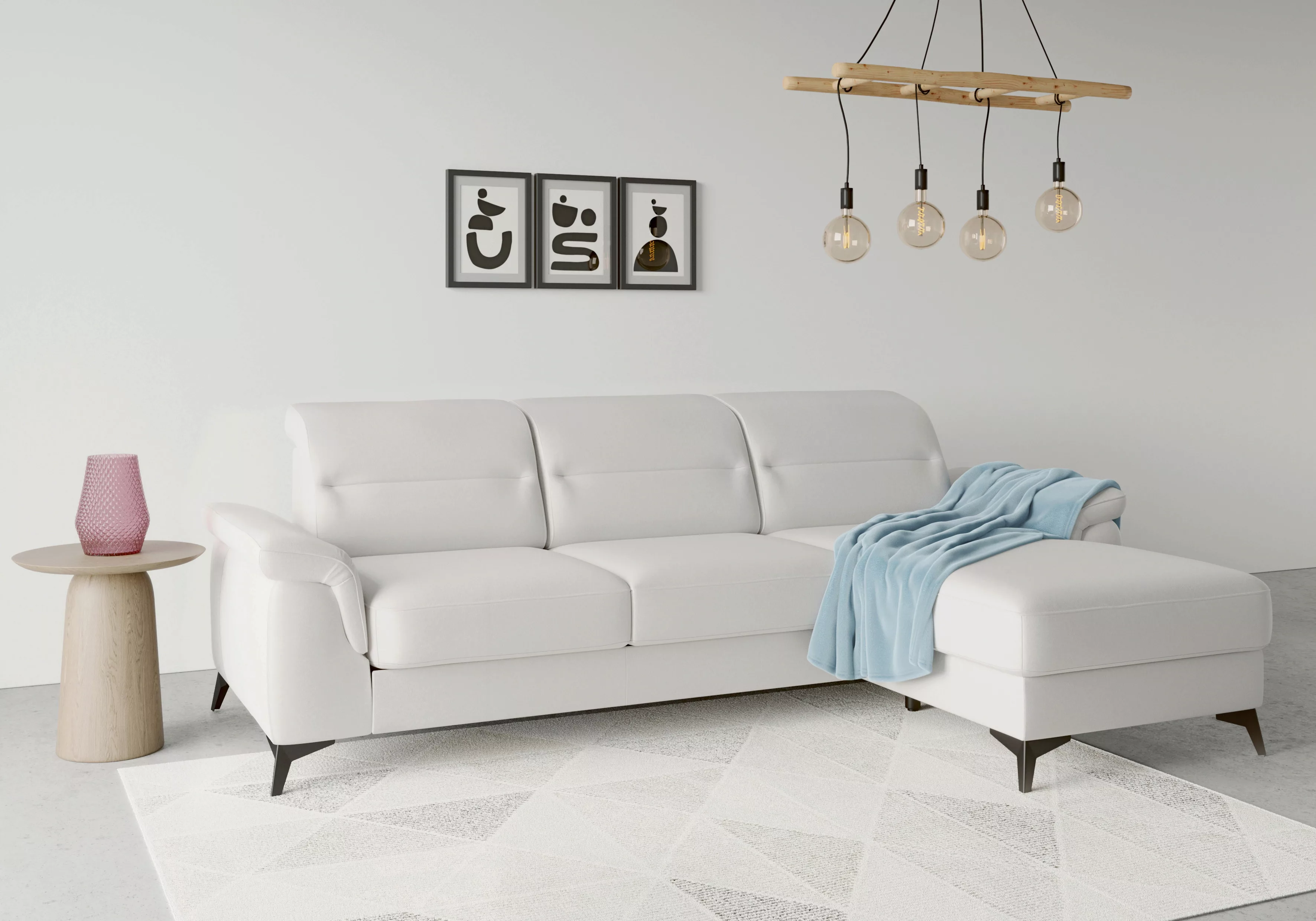 sit&more Ecksofa "Sinatra L-Form", mit Recamiere, optional mit Kopfteilvers günstig online kaufen