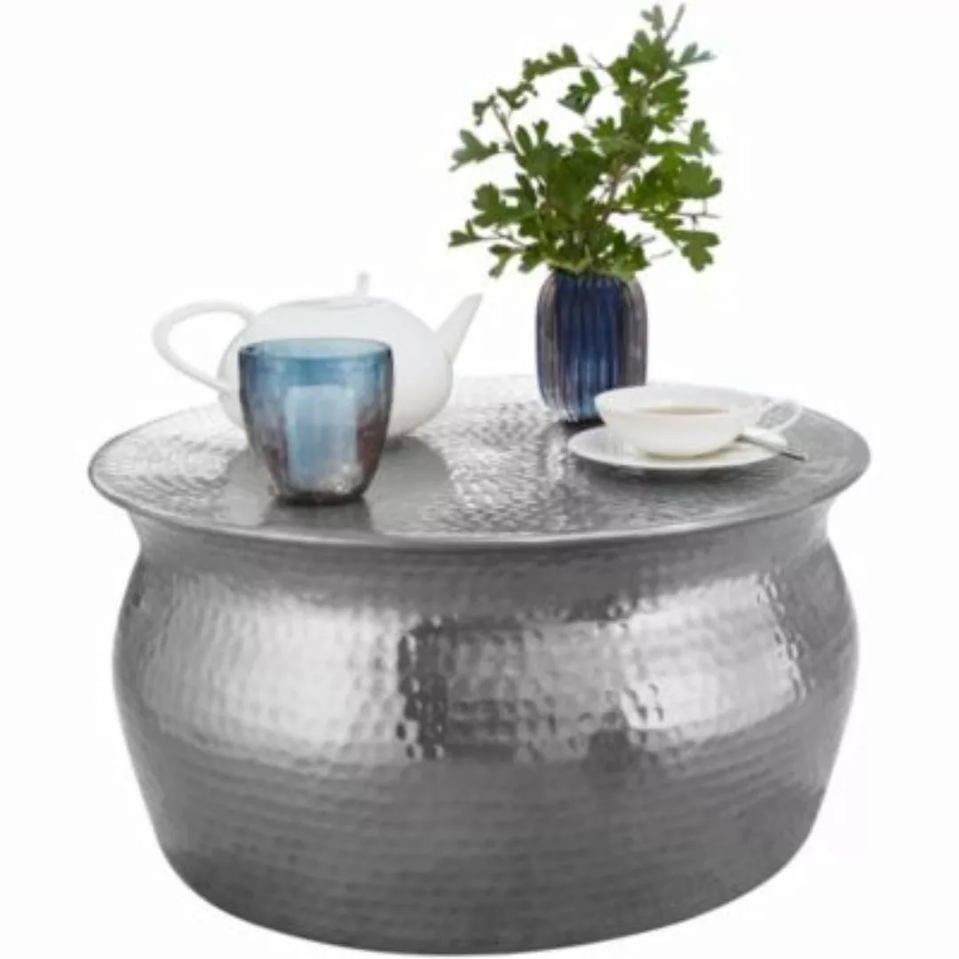 FineBuy Couchtisch 60 x 60 x 30 cm (LxBxH) silber günstig online kaufen