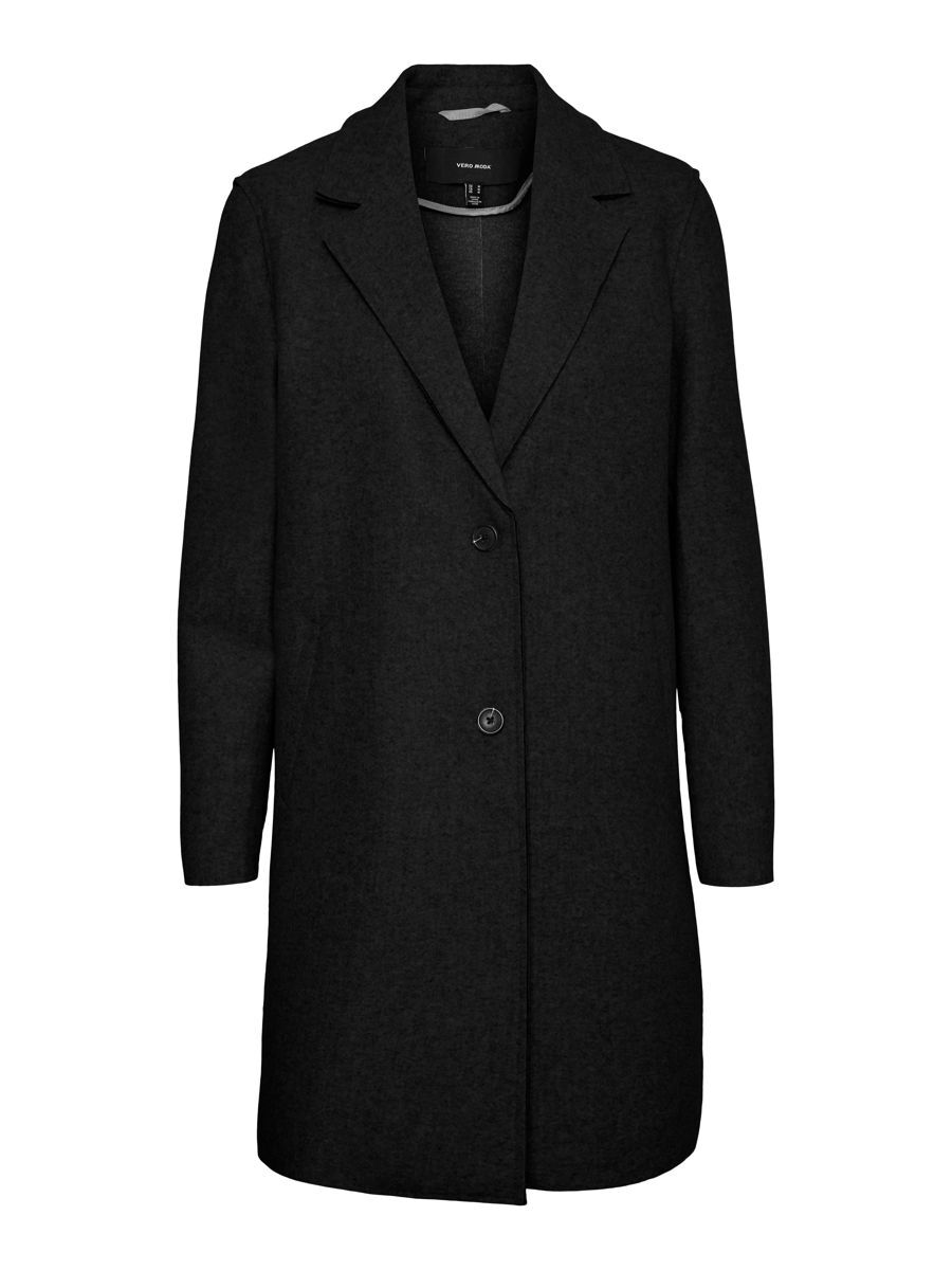 VERO MODA Lange Mantel Damen Schwarz günstig online kaufen
