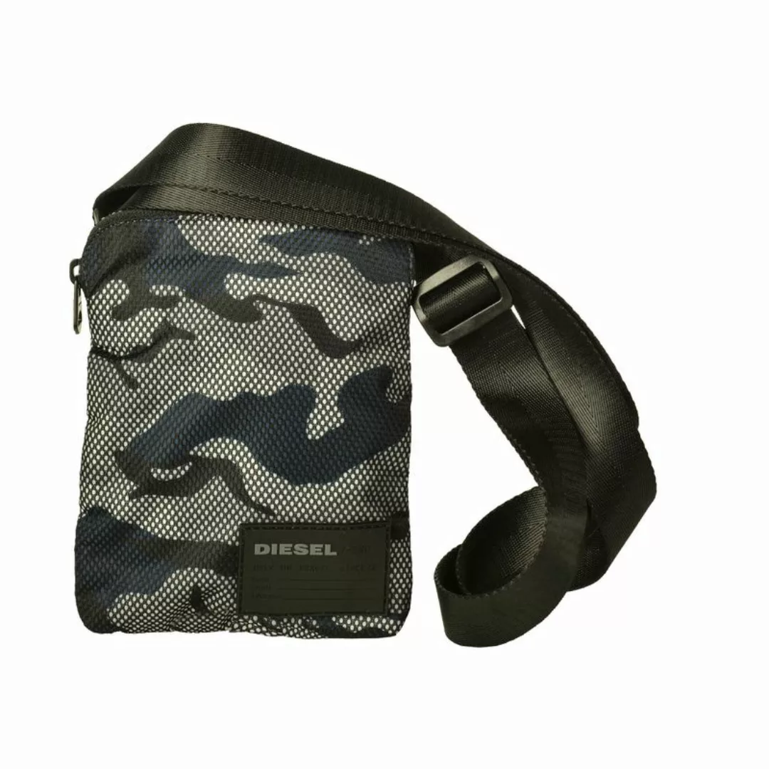 DIESEL Herren Schultertasche, F-Discover - Crossbody Bag, 19,5x15x2cm, Camo günstig online kaufen