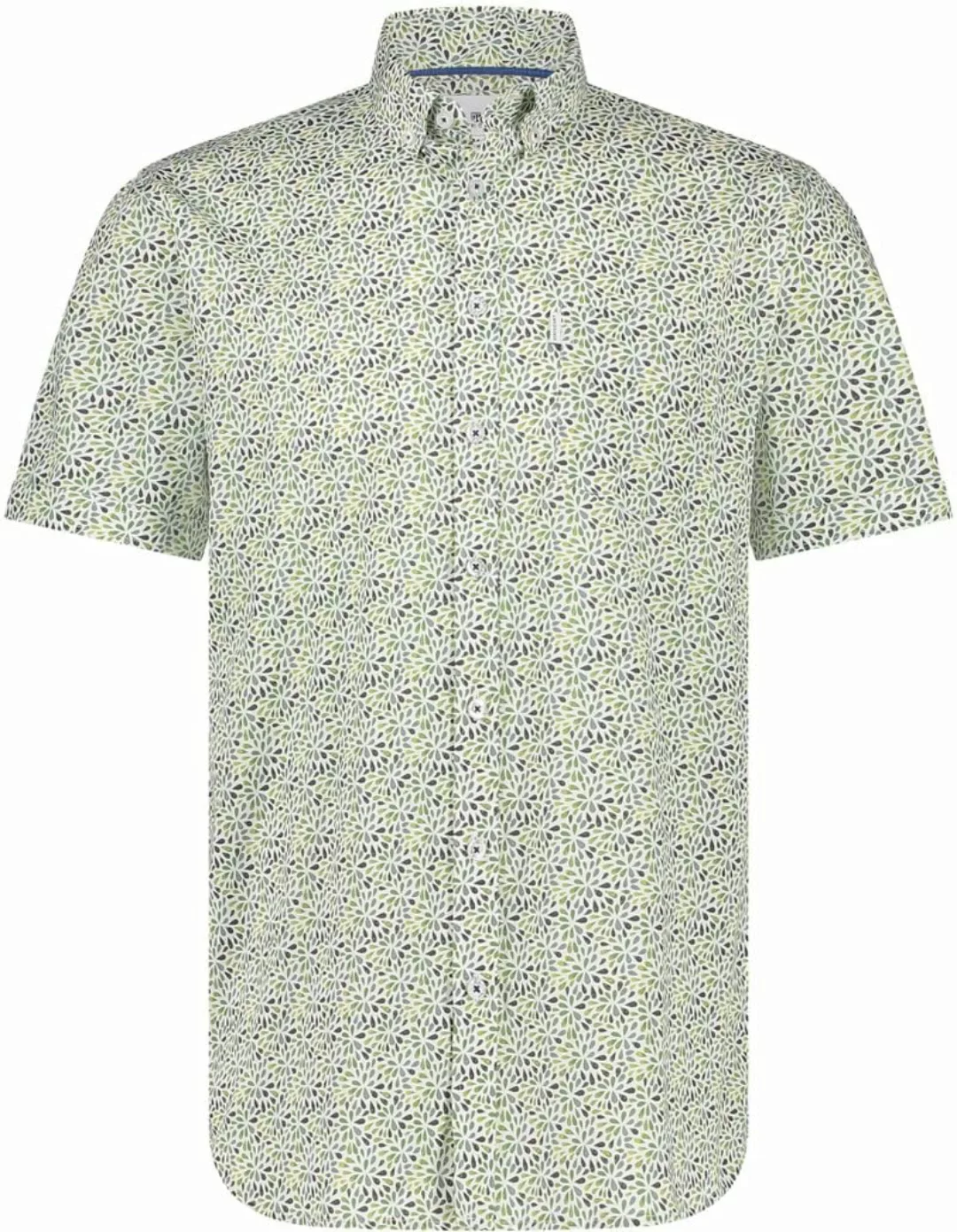 State Of Art Short Sleeve Hemd Druck Grün - Größe M günstig online kaufen