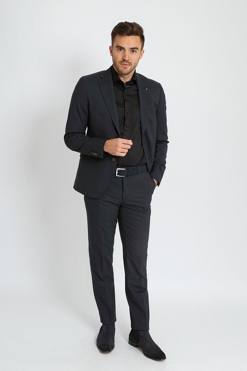 Suitable Strato Pied De Poule Suit Wool Navy - Größe 46 günstig online kaufen