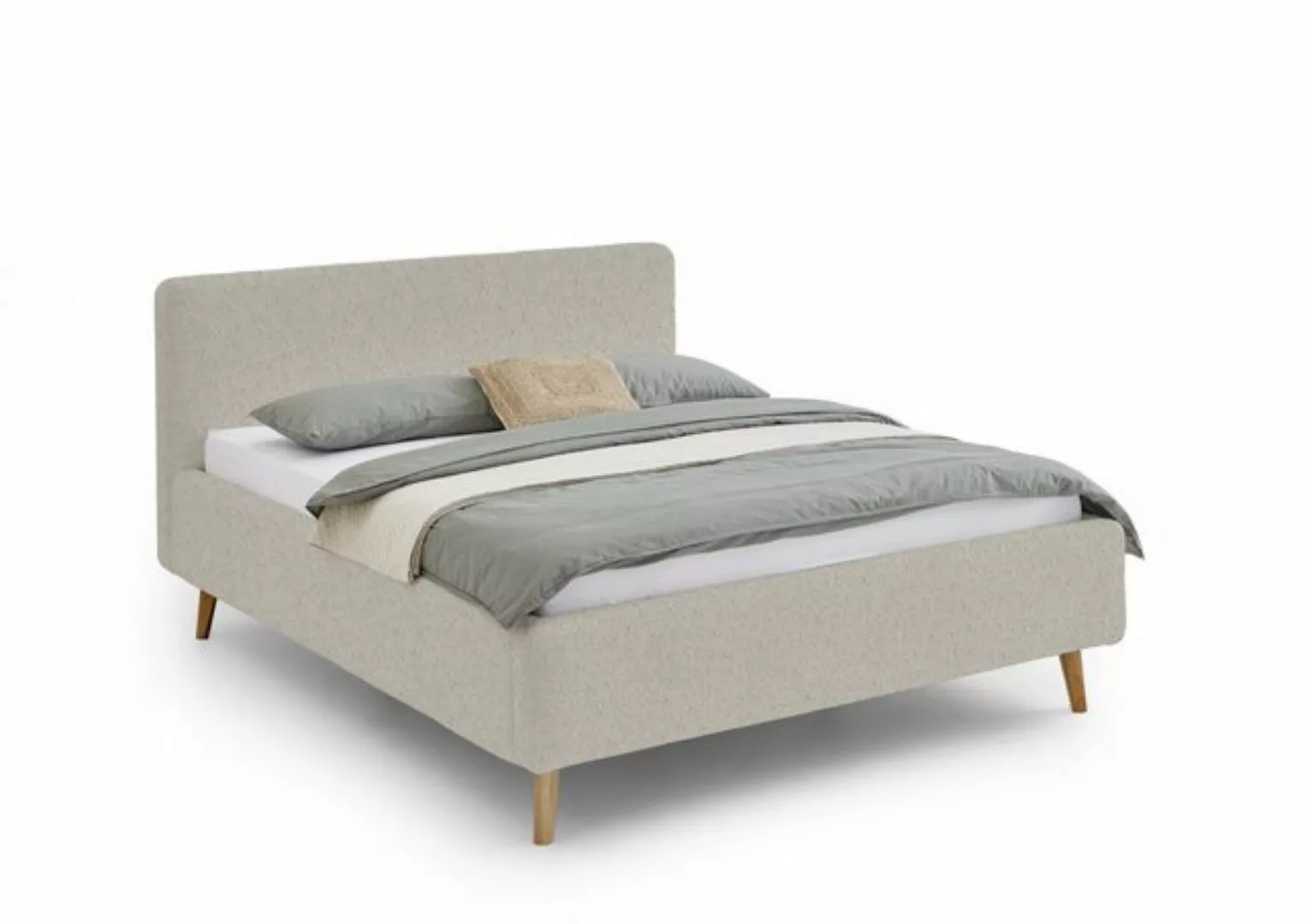 meise.möbel Polsterbett aus Polyester in beige. Abmessungen (LxBxH) 221x201 günstig online kaufen