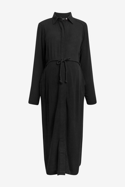 Next Umstandskleid Langärmeliges Kleid mit Gürtel (1-tlg) günstig online kaufen