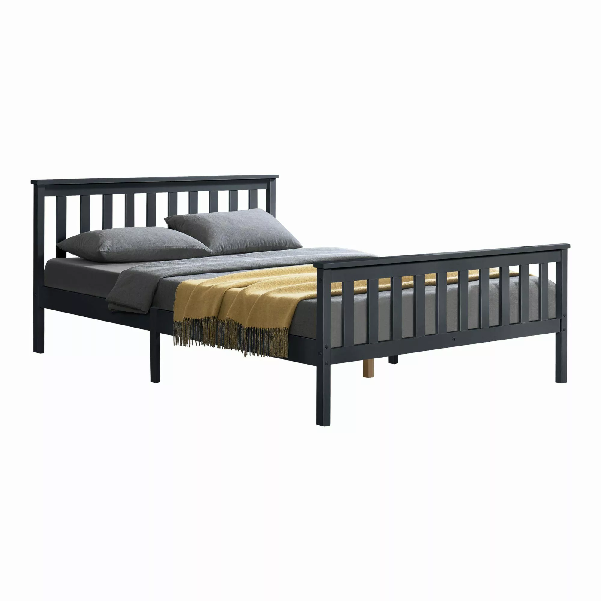 en.casa Holzbett, »Breda« Ehebett Doppelbett mit günstig online kaufen