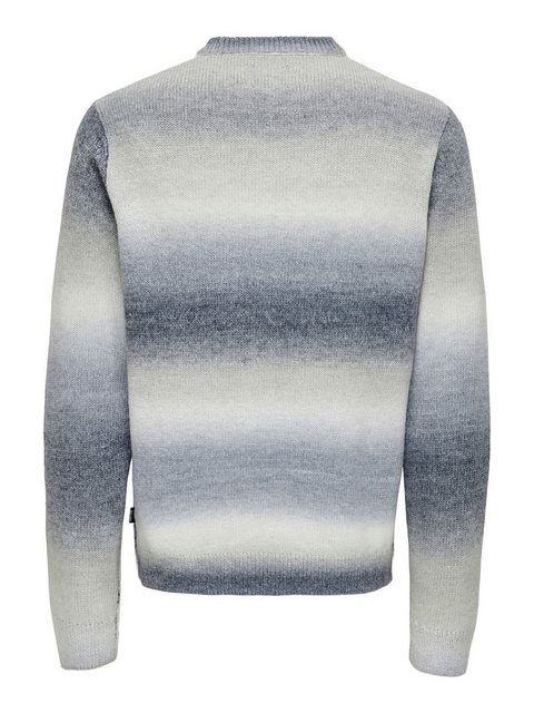 ONLY & SONS Strickpullover Strickpullover Rundhals Flachstrick Regular Fit günstig online kaufen