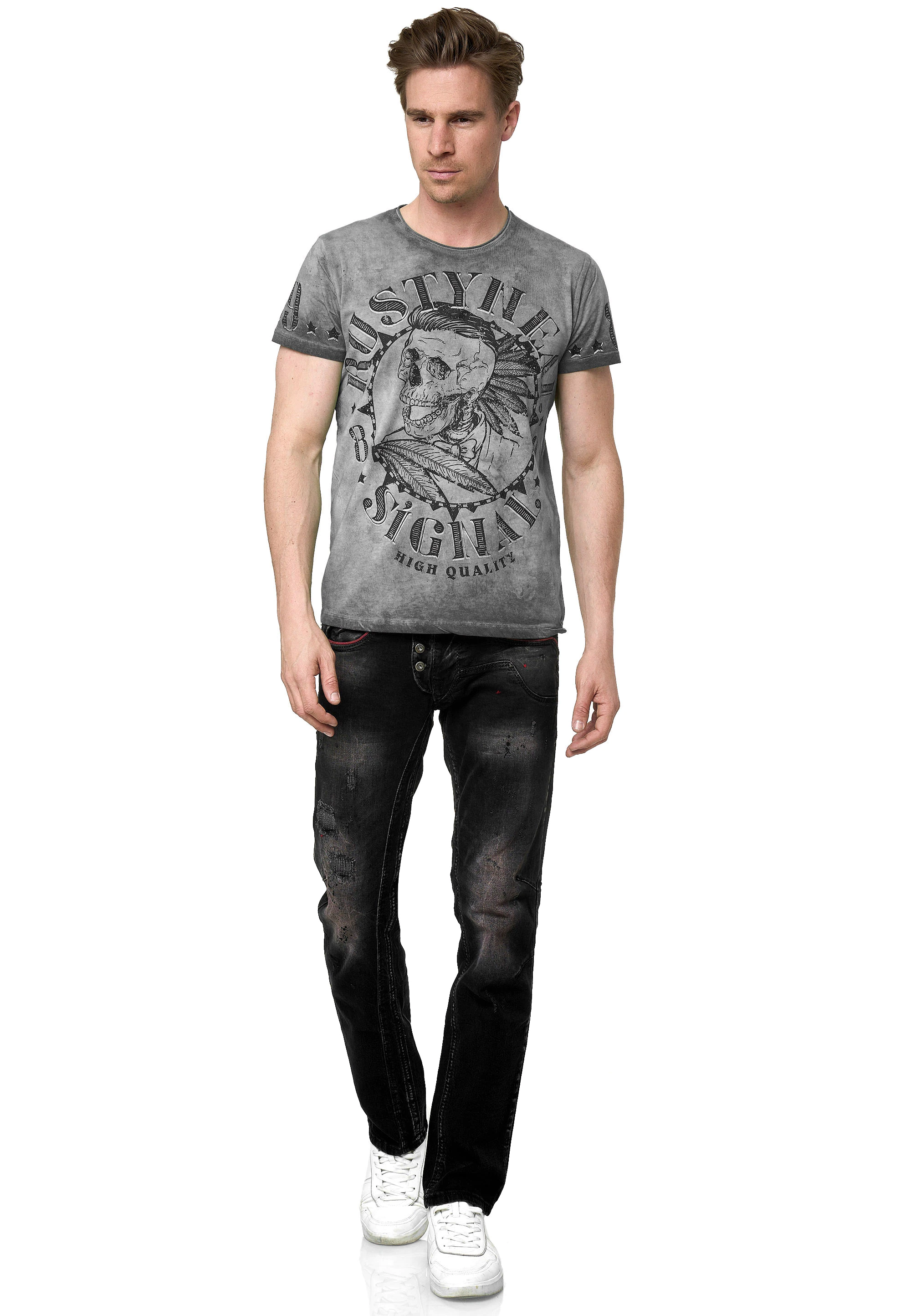 Rusty Neal Bequeme Jeans, in geradem Schnitt günstig online kaufen