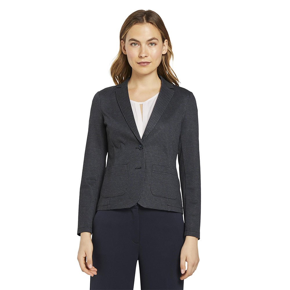 Tom Tailor Blazer XL Grey Houndtooth Check günstig online kaufen