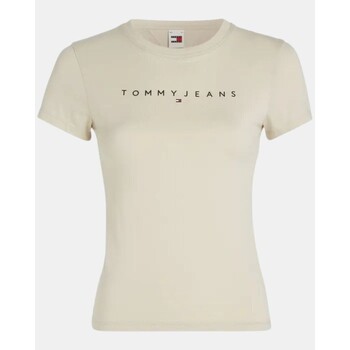 Tommy Jeans Kurzarmshirt "TJW SLIM LINEAR TEE EXT", mit Logo-Schriftzug günstig online kaufen