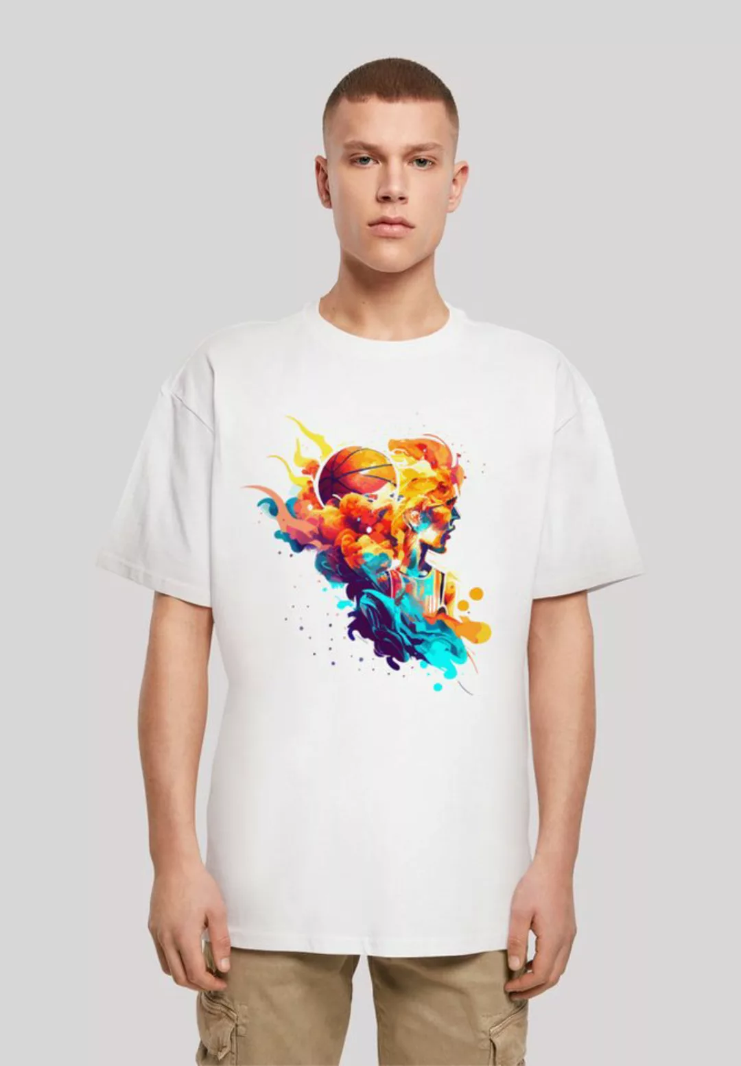 F4NT4STIC T-Shirt Basketball Sport Player OVERSIZE TEE Print günstig online kaufen