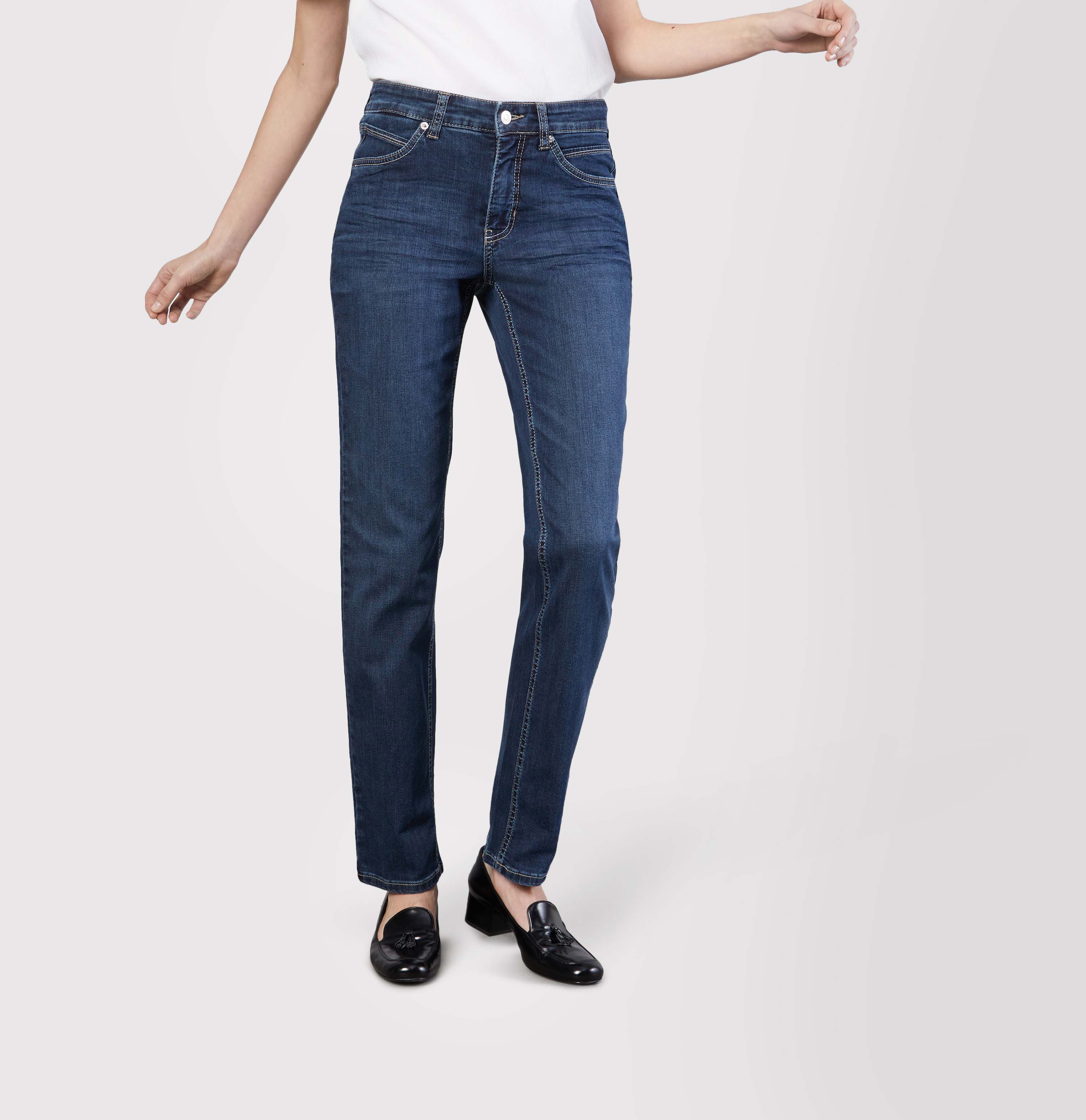 MAC Stretch-Jeans "Melanie", Gerade geschnitten günstig online kaufen