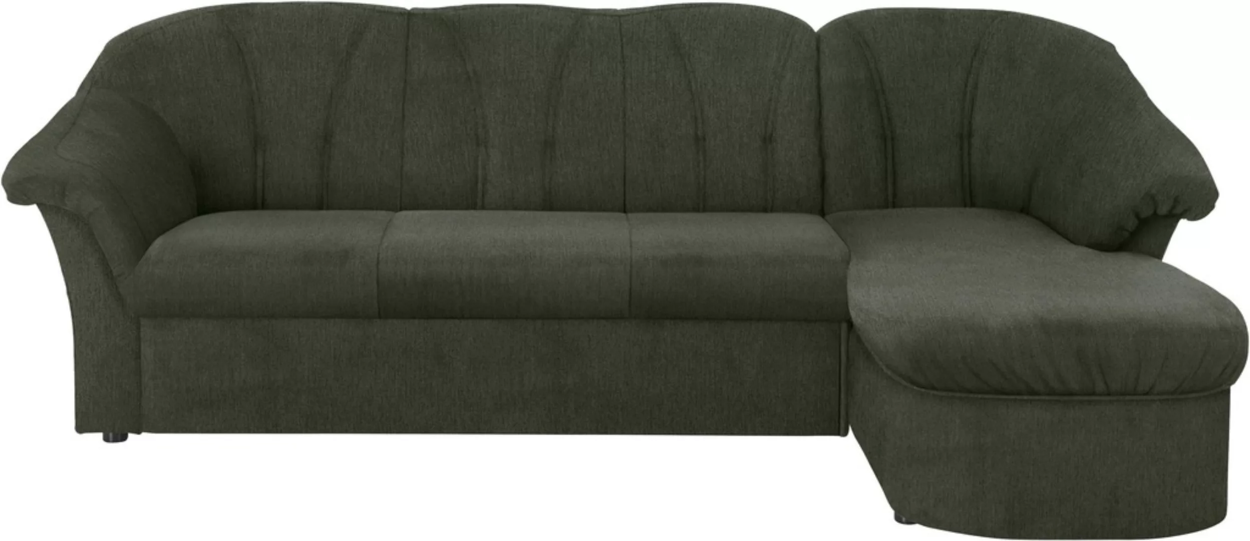 DOMO collection Ecksofa »Pegnitz, elegante Rückensteppung, kompakte Stellma günstig online kaufen