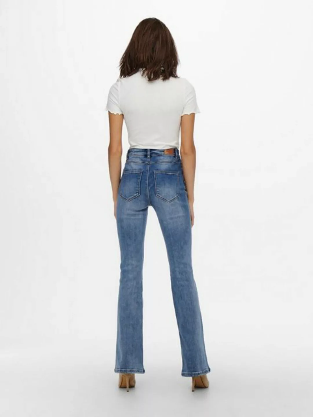 ONLY Bootcut-Jeans "ONLMILA HW FLARED DNM BJ13994 NOOS" günstig online kaufen