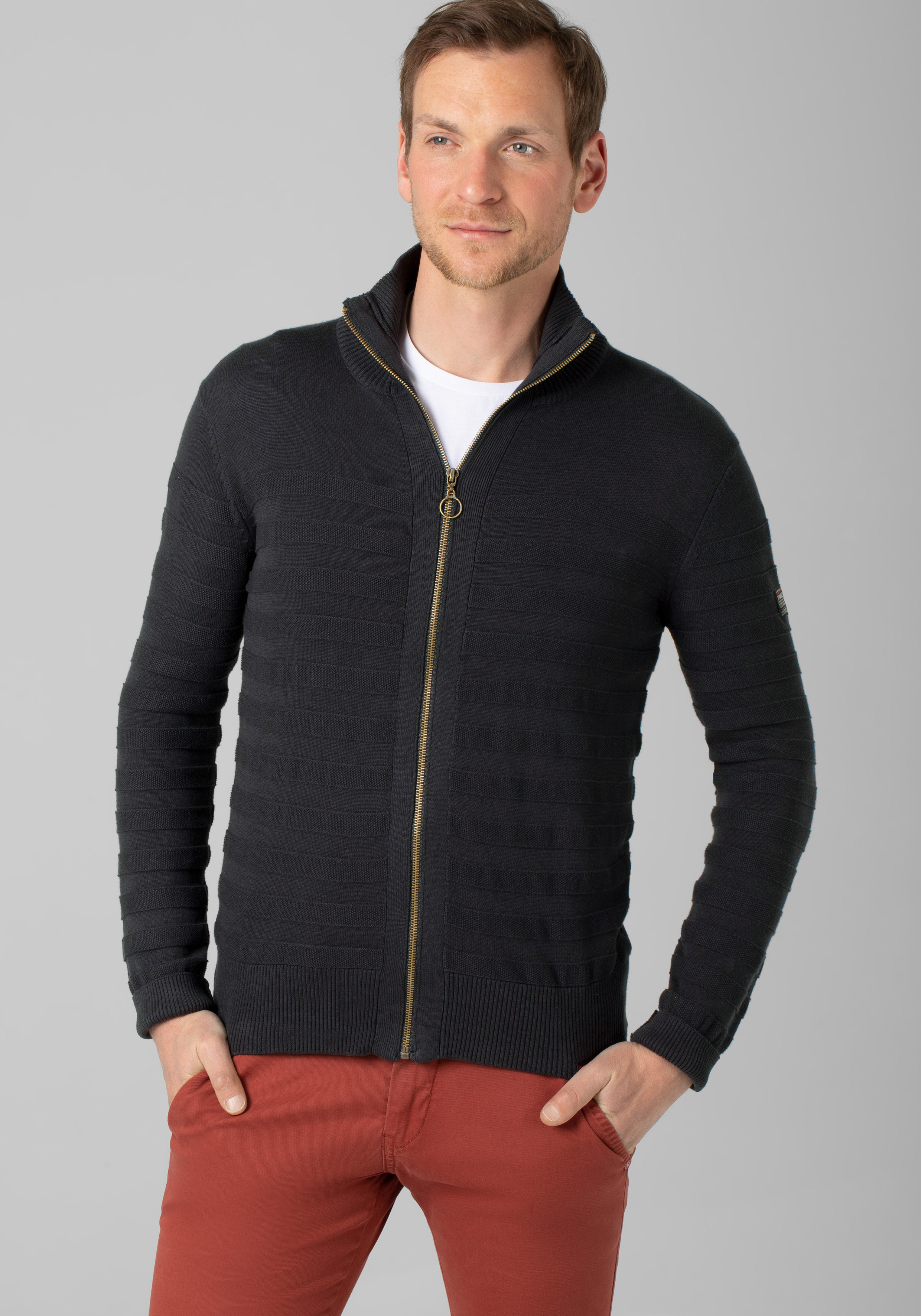 TIMEZONE Strickpullover Tonal Striped Jacket günstig online kaufen