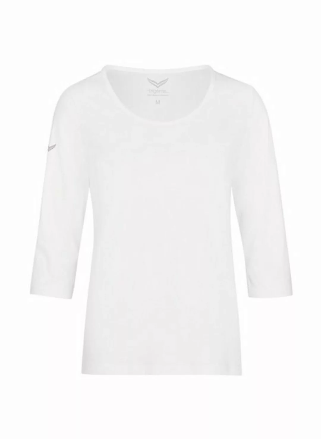 Trigema T-Shirt TRIGEMA 3/4 Arm Shirt aus Biobaumwolle (1-tlg) günstig online kaufen