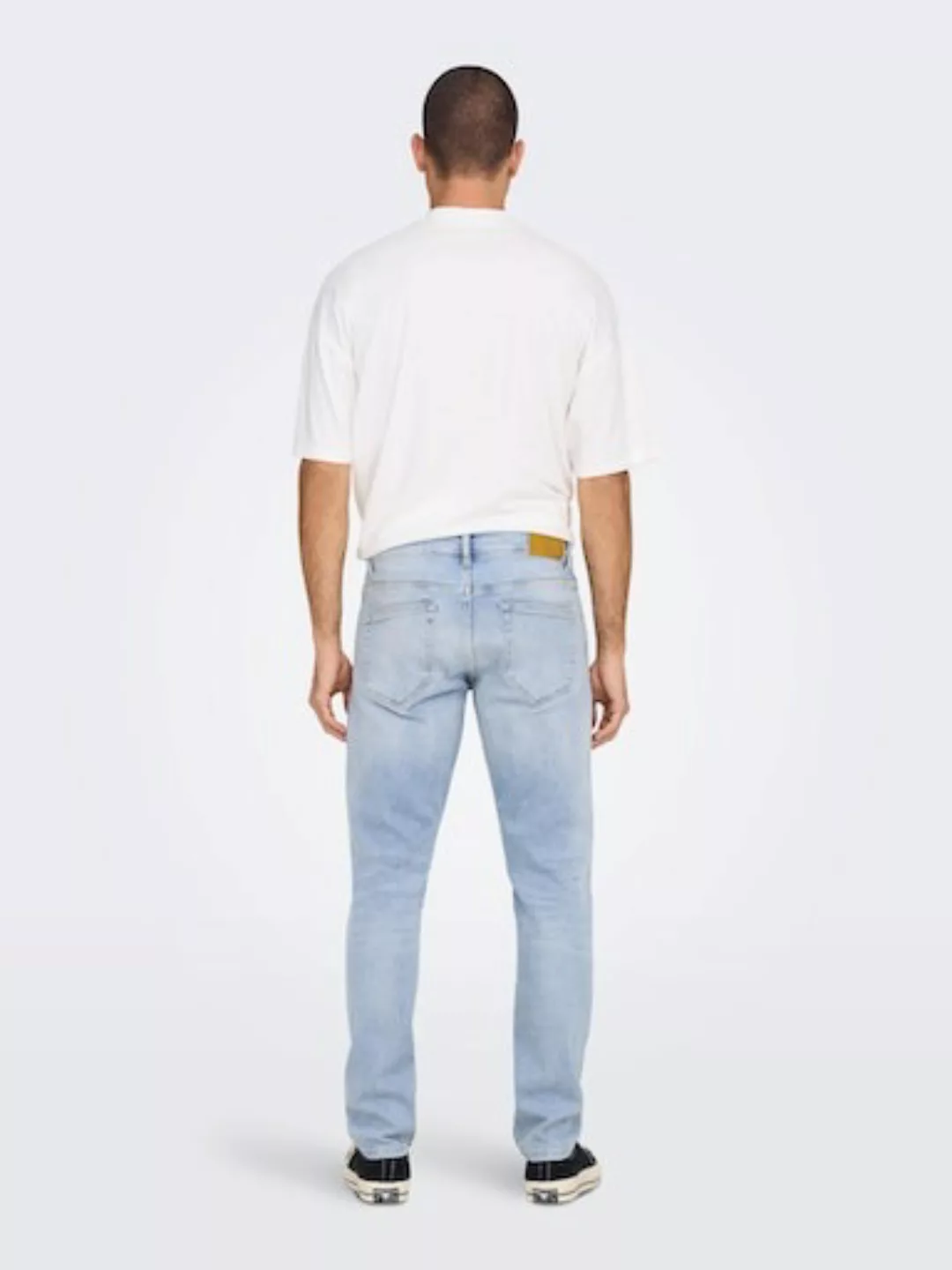 Only & Sons Herren Jeans ONSWEFT 4873 - Regular Fit - Blau - Light Blue Den günstig online kaufen