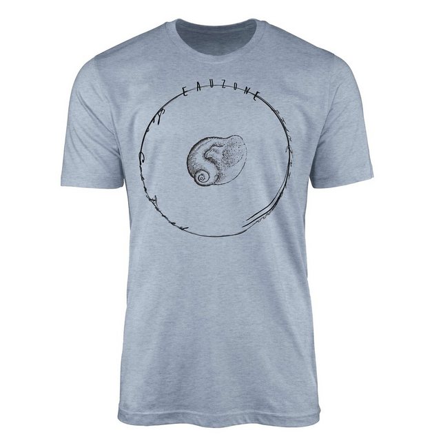 Sinus Art T-Shirt T-Shirt Tiefsee Fische - Serie: Sea Creatures, feine Stru günstig online kaufen