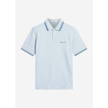 Ben Sherman  T-Shirts & Poloshirts Signature pique polo - ice blue günstig online kaufen