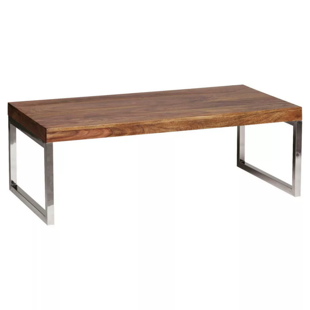 Couchtisch GUNA Massiv-Holz Sheesham 120cm breit Wohnzimmer-Tisch Design du günstig online kaufen