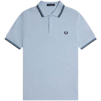 Fred Perry  T-Shirts & Poloshirts Twin Tipped Polo Shirt Light Smoke/Petrol günstig online kaufen