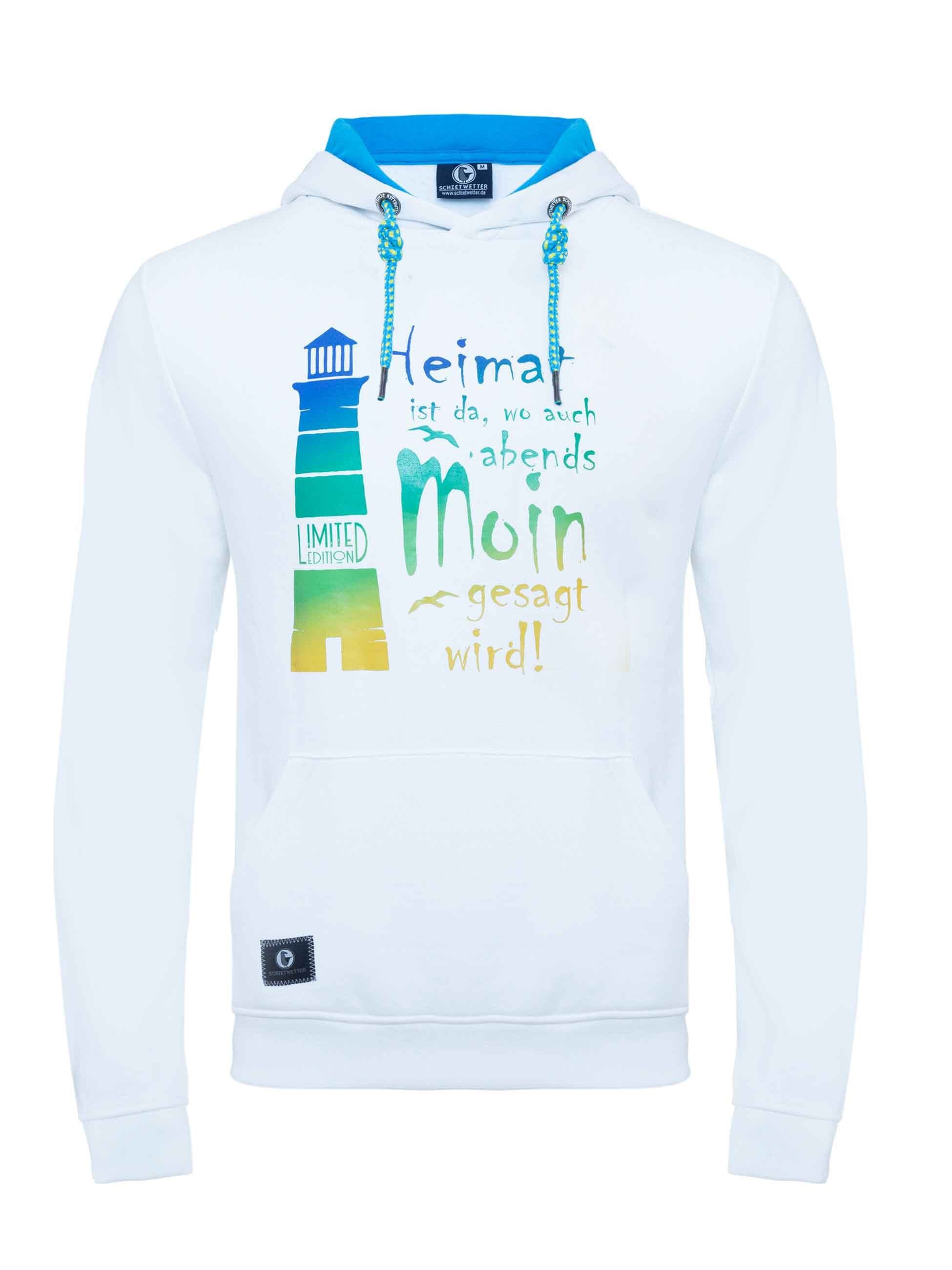 Schietwetter Kapuzenpullover Unisex, Herren Hoodie "Leuchtturm" günstig online kaufen