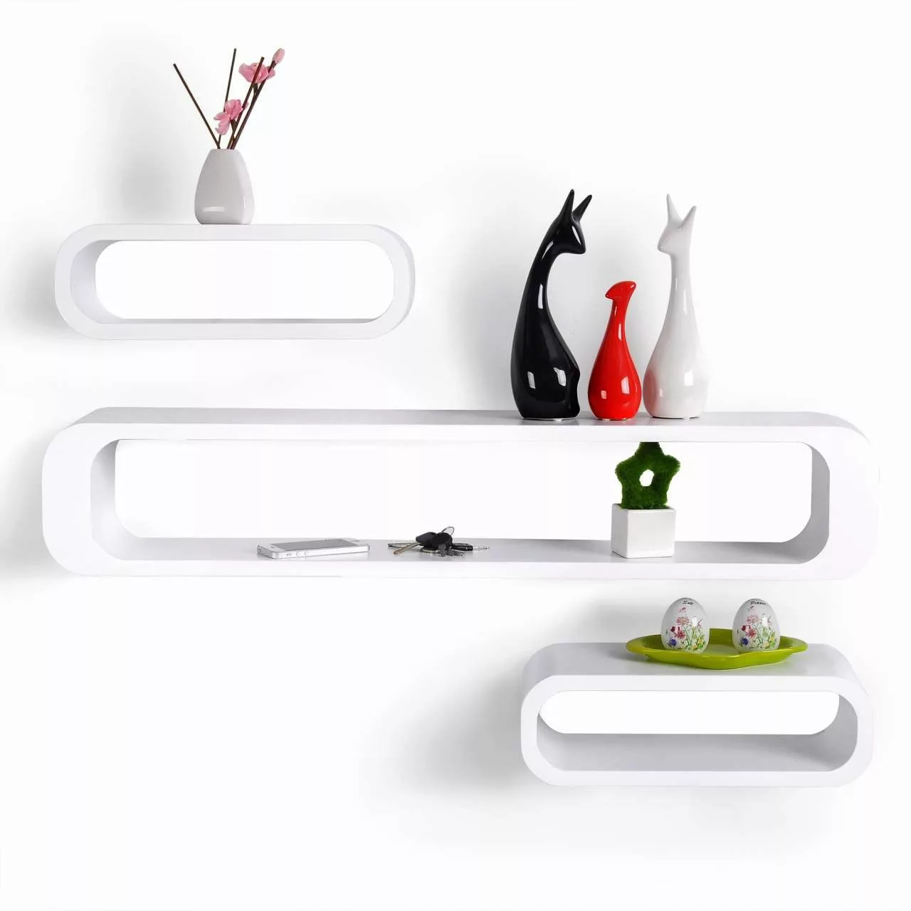Woltu Wandregal, Wandregal Lounge 3er Set günstig online kaufen