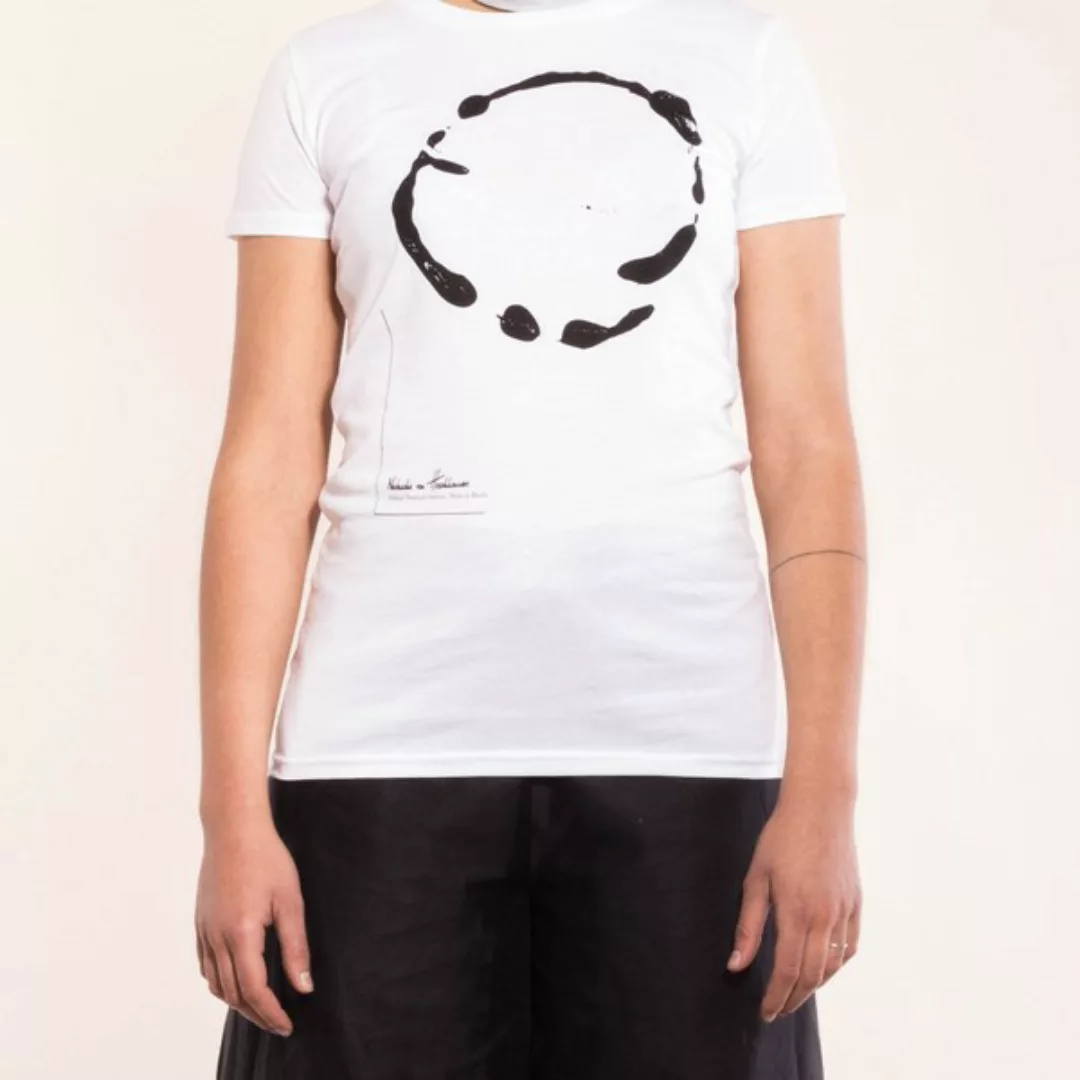 Tailliertes T-shirt Mit Print günstig online kaufen