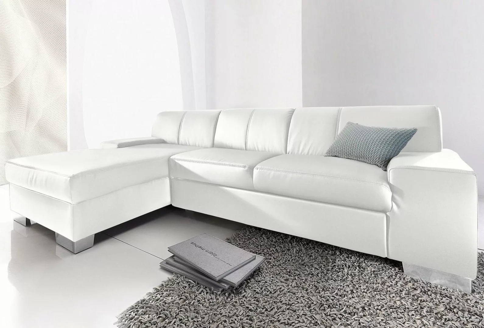 DOMO collection Ecksofa »Star L-Form«, wahlweise mit Bettfunktion günstig online kaufen