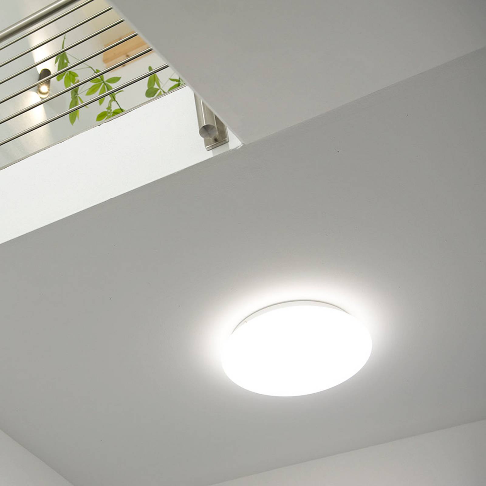 DOTLUX LED-Sensor-Deckenlampe LUNA weiß Ø 33cm PMMA CCT IP44 günstig online kaufen