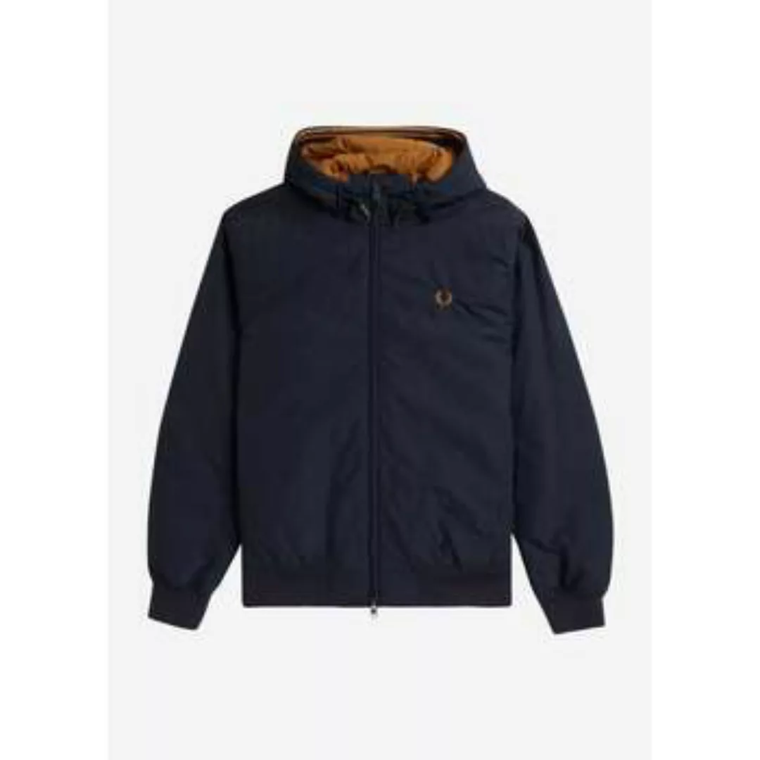 Fred Perry  Daunenjacken Die Brentham-Jacke mit Kapuze – Marineblau günstig online kaufen