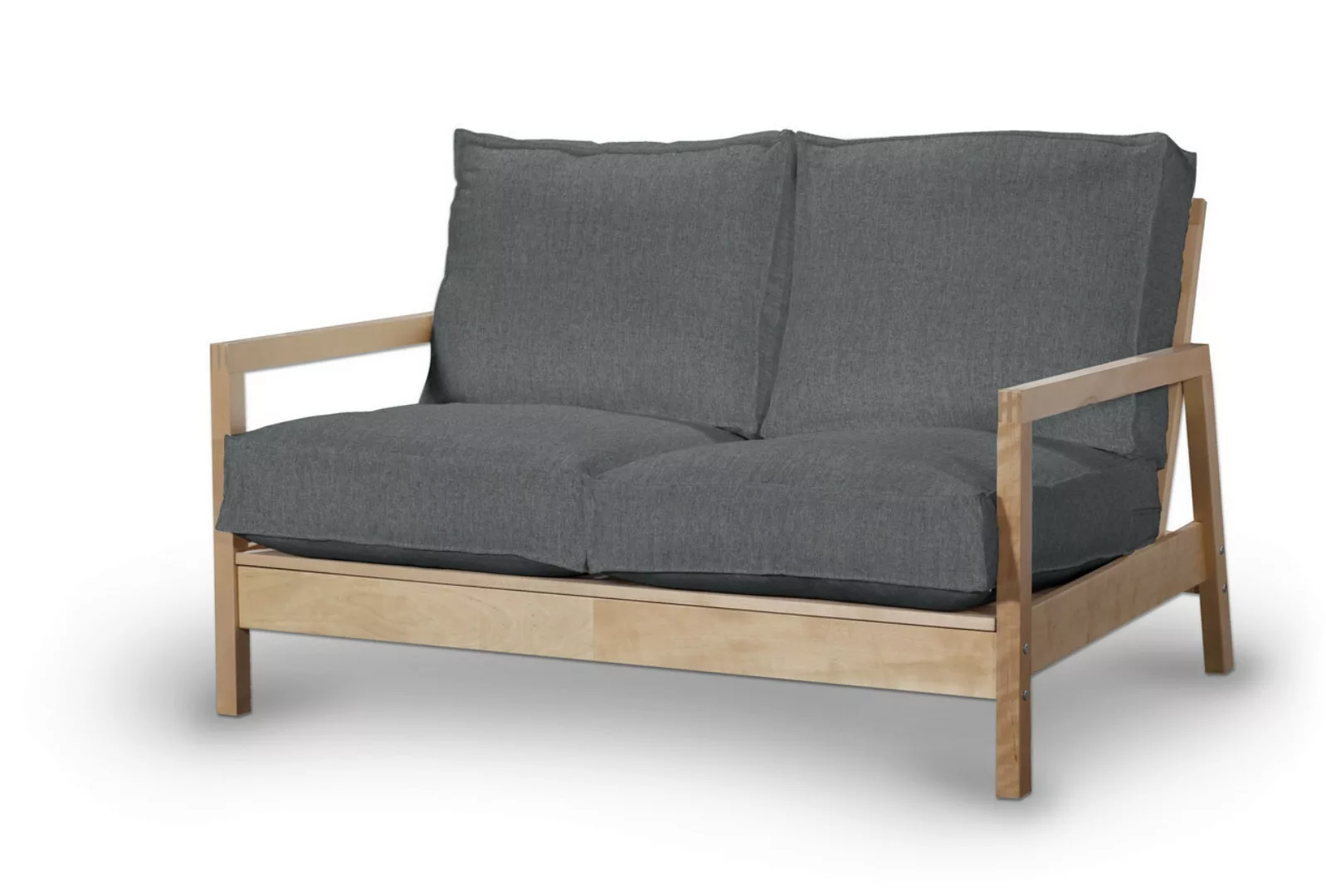 Bezug für Lillberg 2-Sitzer Sofa, grau, Sofahusse, Lillberg 2-Sitzer, City günstig online kaufen