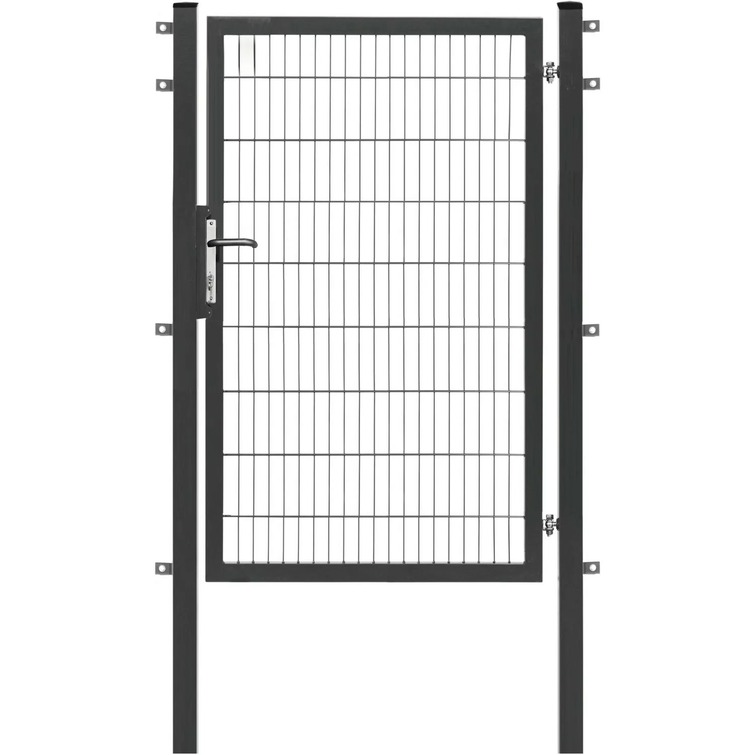 Floraworld Einzeltor Premium Doppelstabmattenfüllung Anthrazit 180 cm x 120 günstig online kaufen