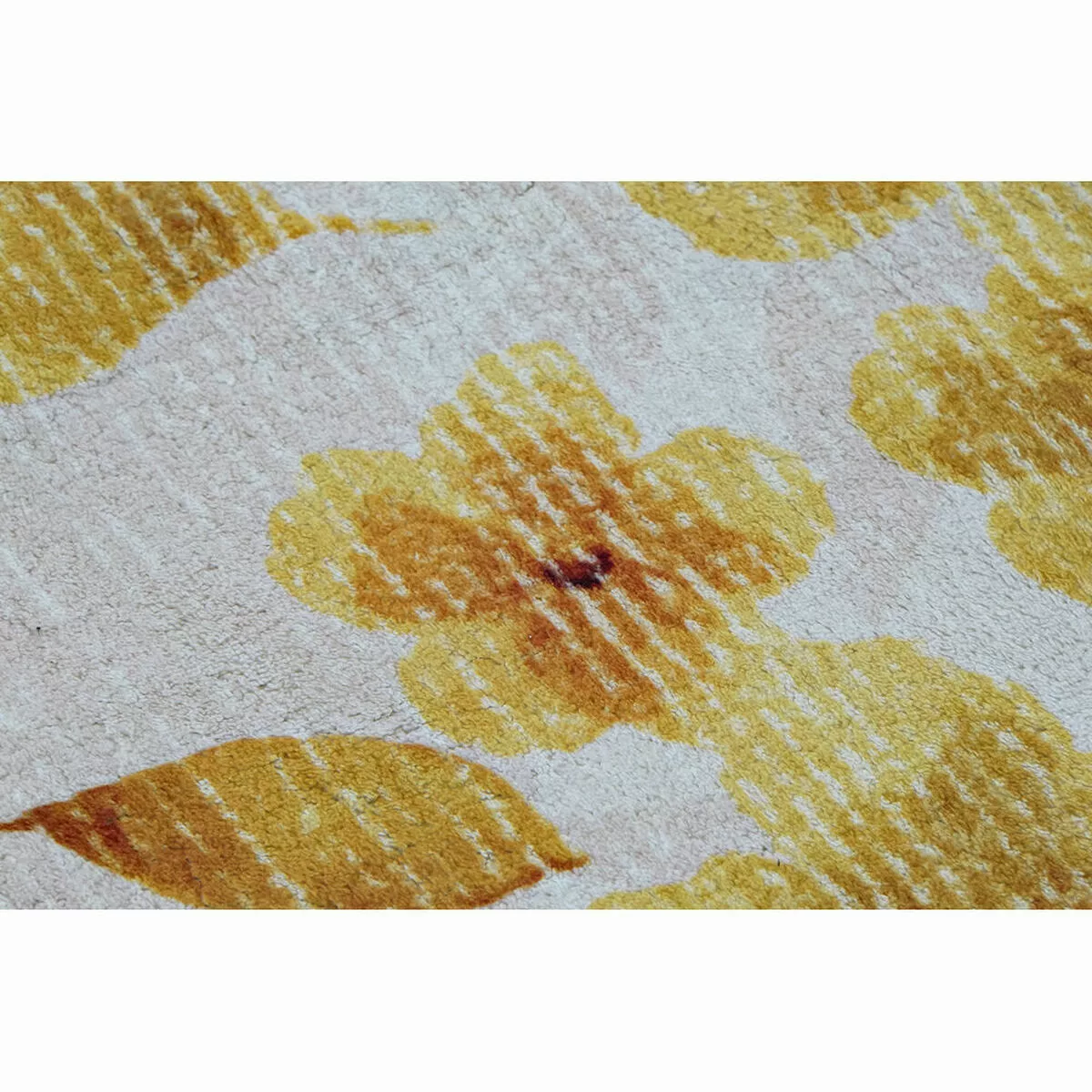 Teppich Dkd Home Decor Gelb Weiß Polyester Baumwolle Blomster (160 X 230 X günstig online kaufen