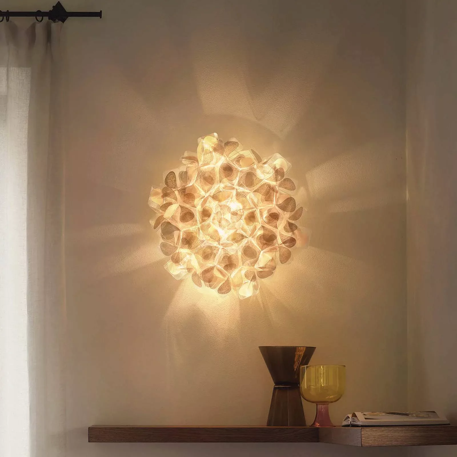 Slamp Clizia Mama Non Mama Wandlampe gold Ø53cm günstig online kaufen