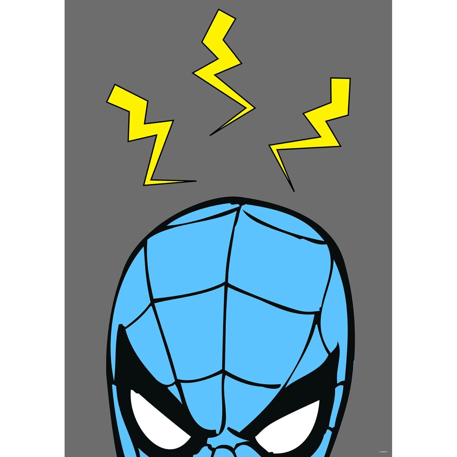 Komar Poster Spider-Man Blau und Grau 30 cm x 40 cm 612846 günstig online kaufen