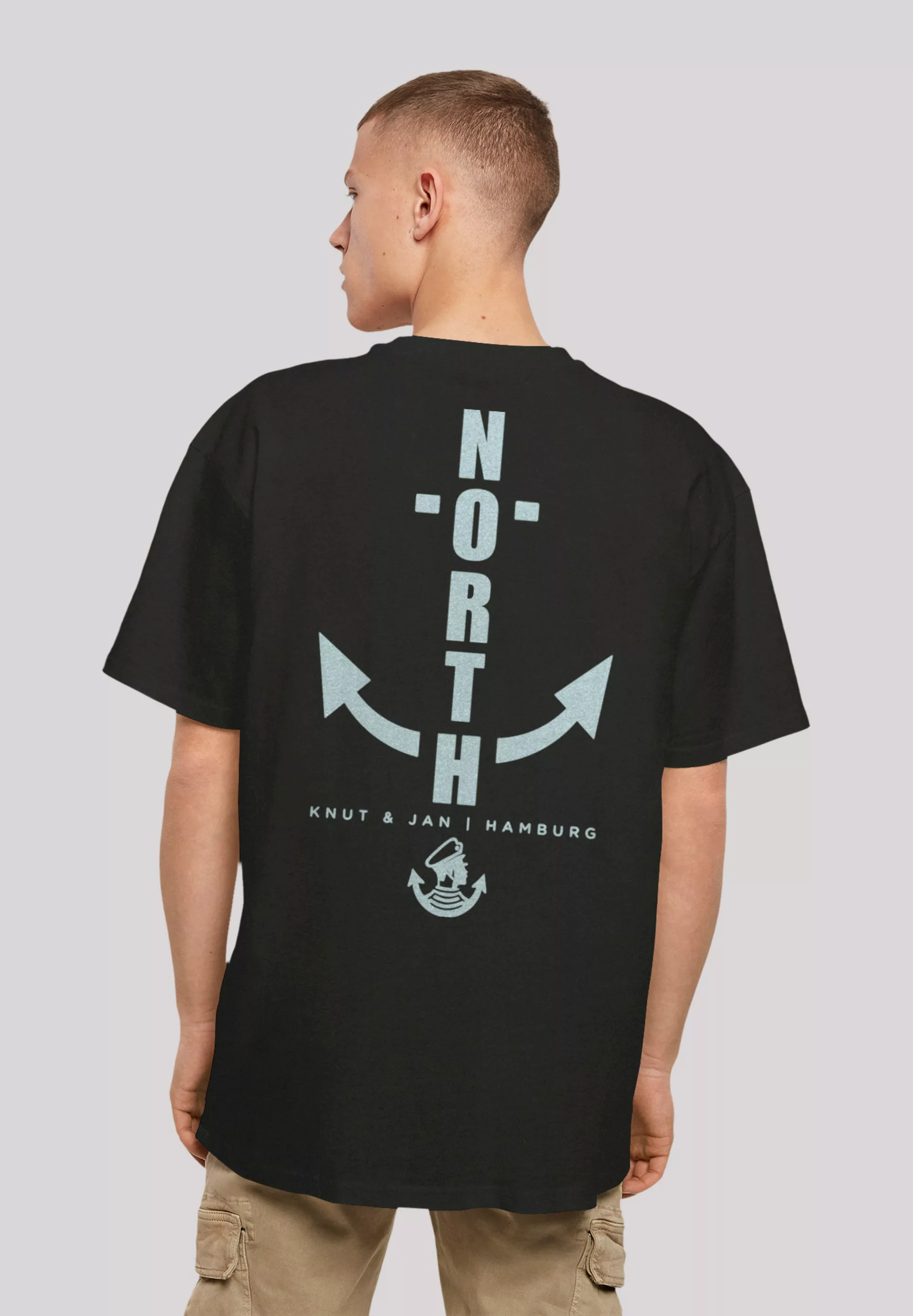 F4NT4STIC T-Shirt "North Anker Knut & Jan Hamburg", Print günstig online kaufen