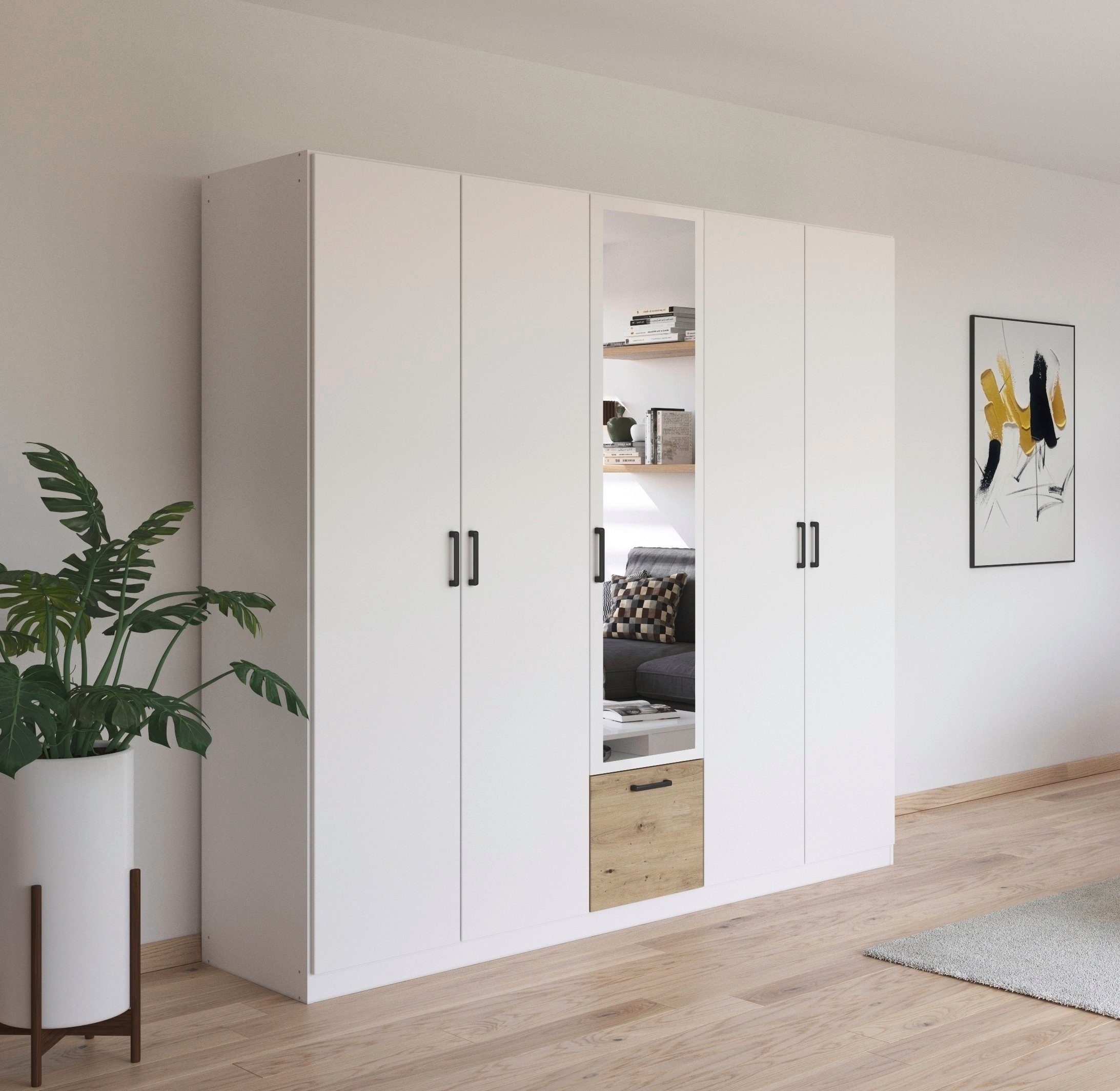 rauch Drehtürenschrank "Kleiderschrank Schrank Garderobe Wäscheschrank BARI günstig online kaufen