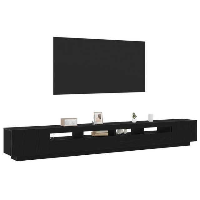 vidaXL TV-Schrank TV Schrank Set aus 3 Schwarz Eiche Holz Mittel TV Schrank günstig online kaufen