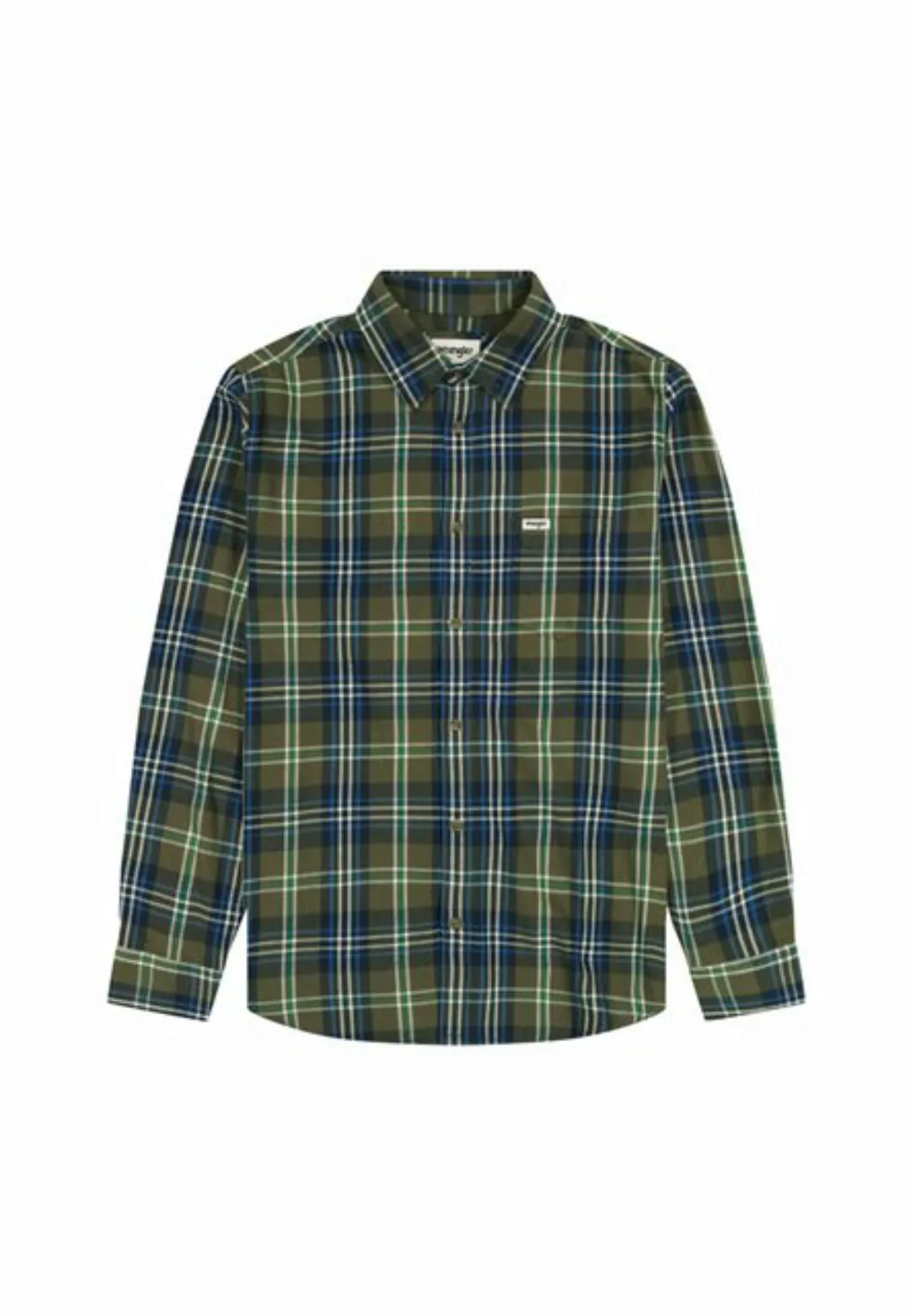 Wrangler Langarmhemd 1 PKT SHIRT mit Karomuster günstig online kaufen