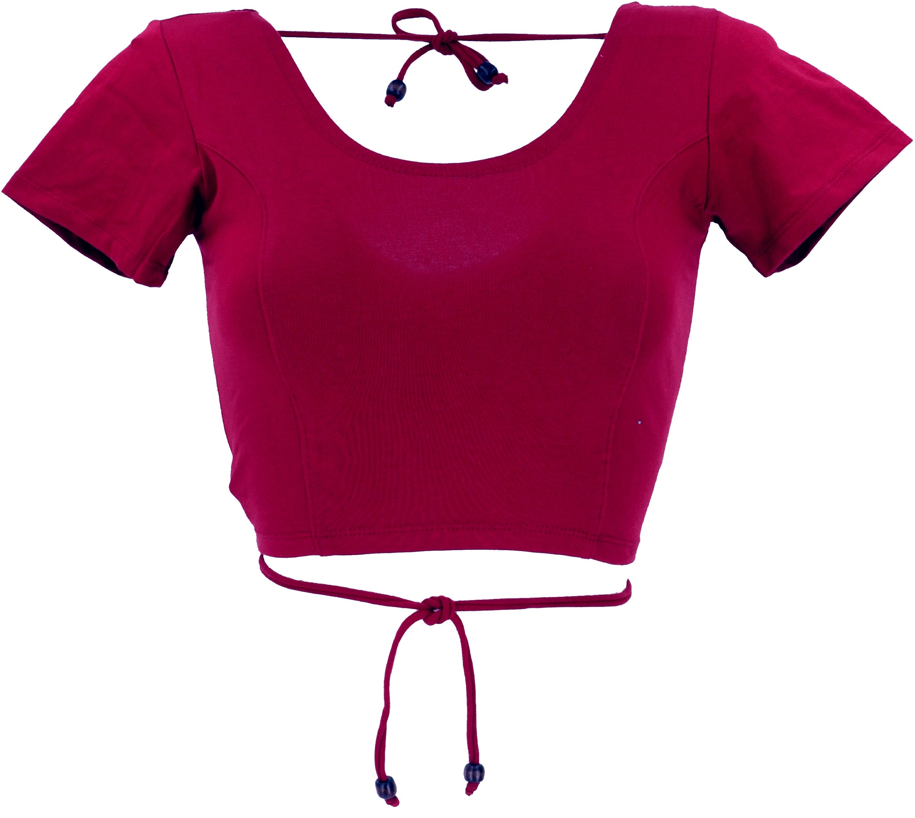 Guru-Shop T-Shirt Choli Top, kurzes Top günstig online kaufen
