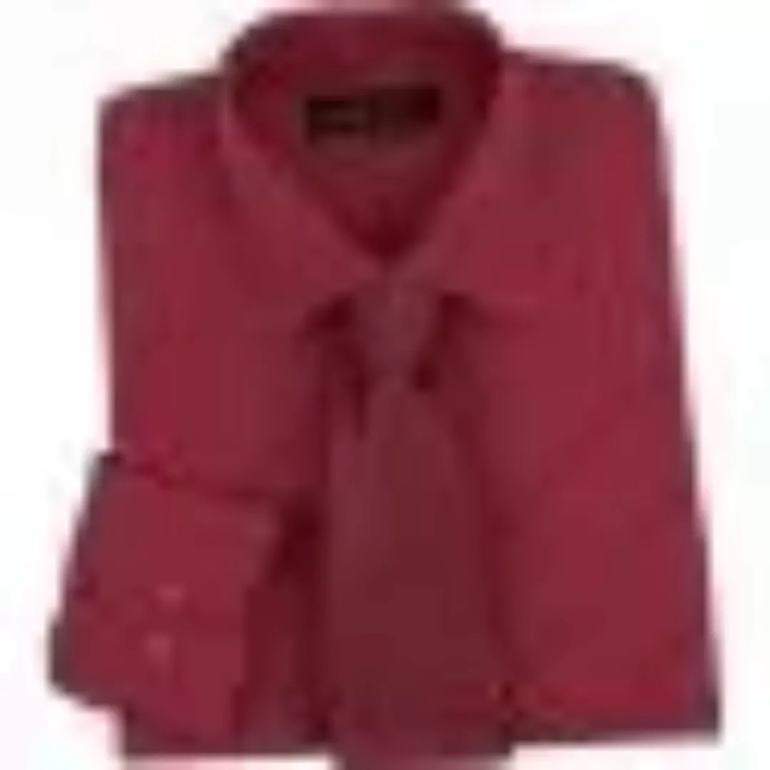 Hemd mit Krawatte,bordeaux,XL günstig online kaufen