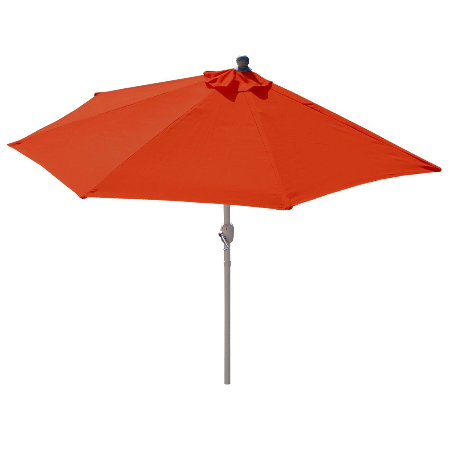 MCW Sonnenschirm Lorca Halbrund 2,7m UV 50+ 270cm Terracotta ohne Ständer günstig online kaufen