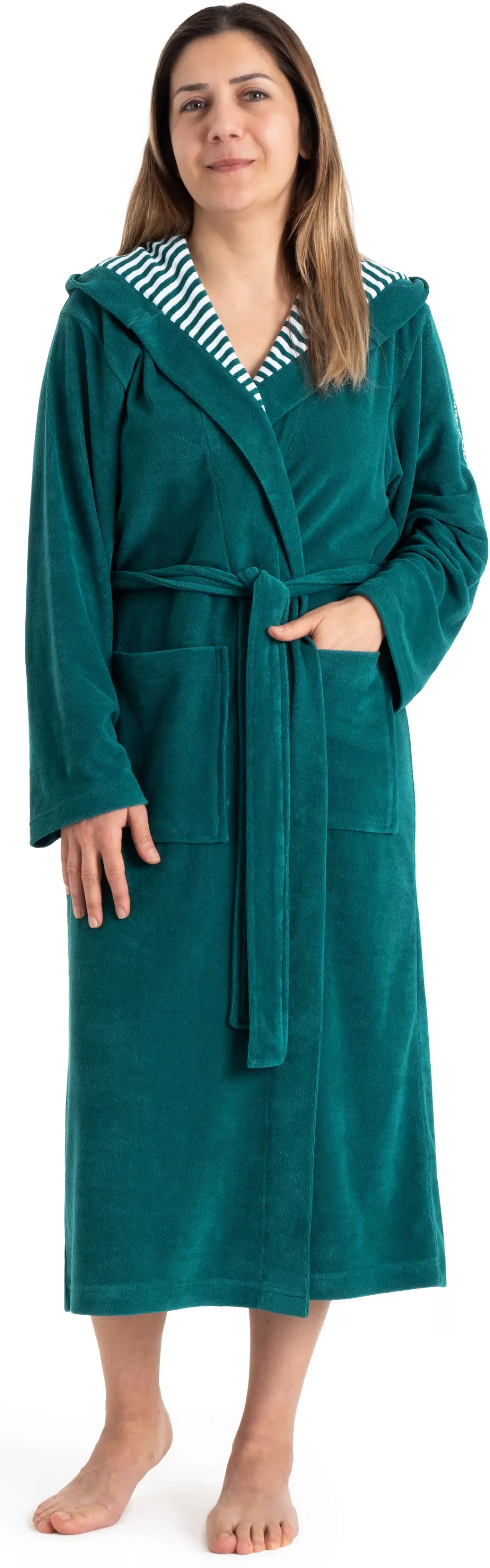 KangaROOS Damenbademantel "Dalia, ideal für Sauna & Spa, Hotelbademantel, M günstig online kaufen