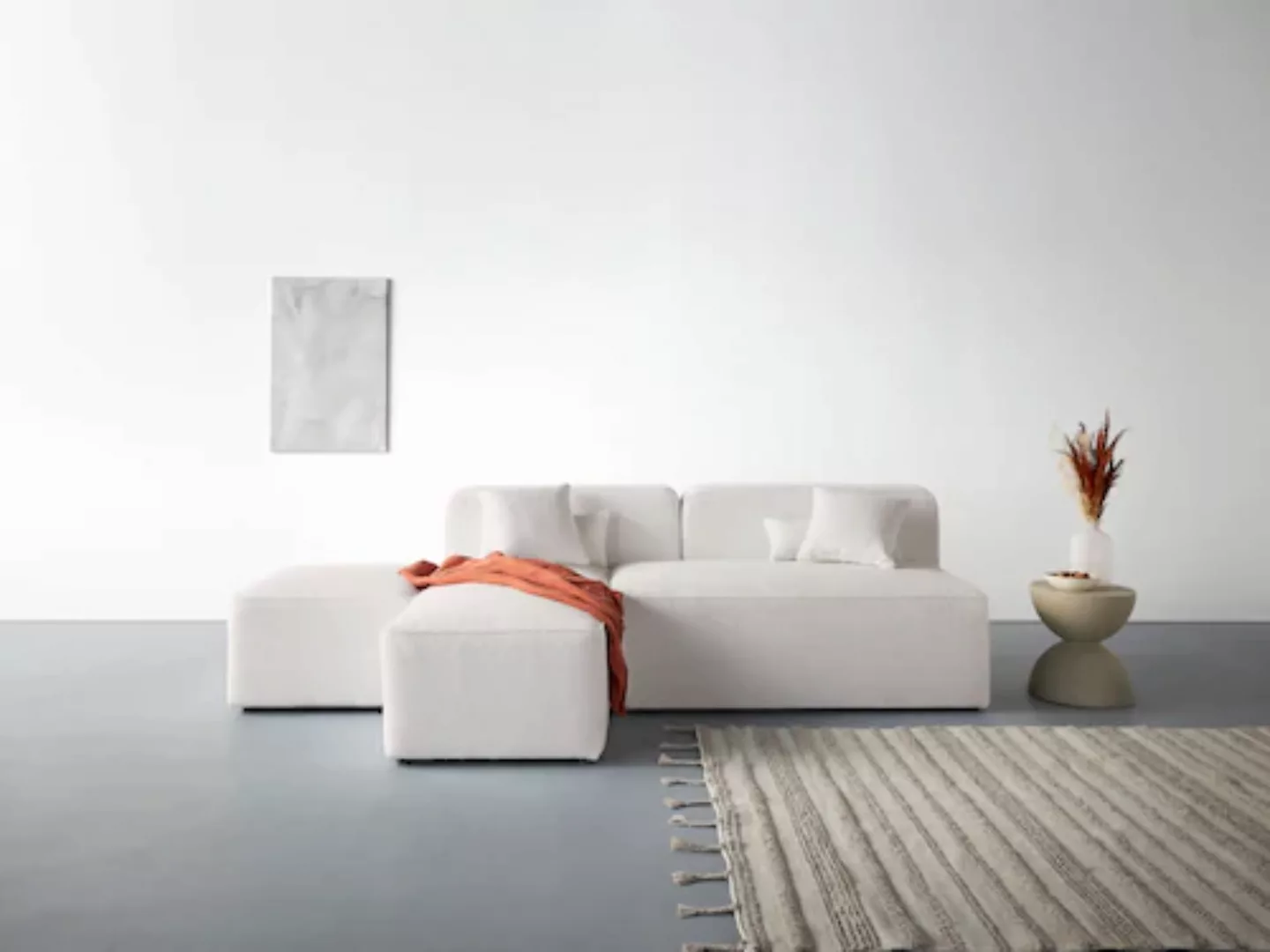 andas Ecksofa "Sundstrup L-Form", Modulserie, individuelle Zusammenstellung günstig online kaufen