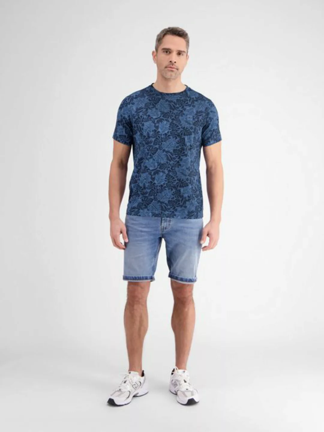 LERROS T-Shirt LERROS T-Shirt für Herren mit floralem Print günstig online kaufen